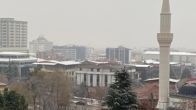 Elazığ'da kar yağışı