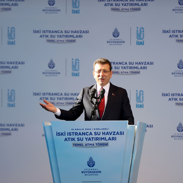 İmamoğlu Kırklareli'nde İSKİ Istranca Su Havzası Atık Su Yatırımları temel...