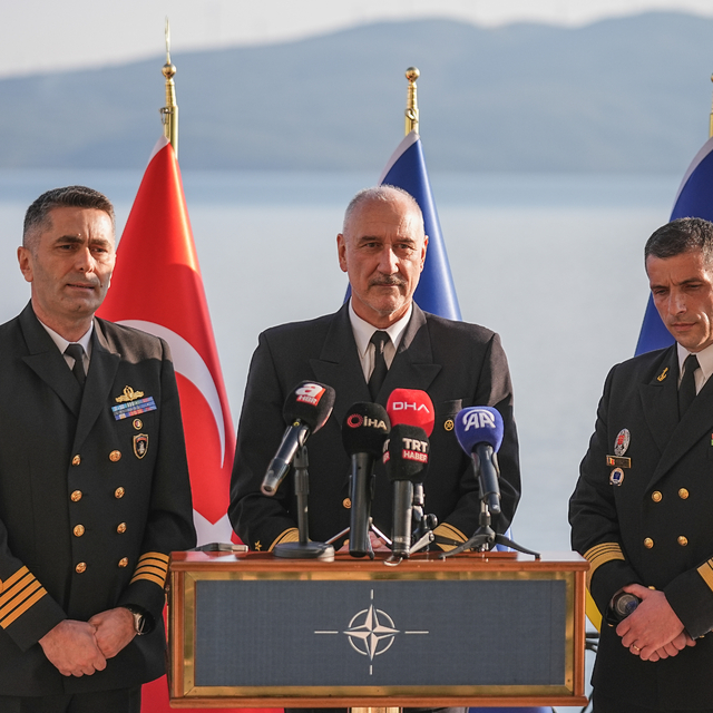 NATO Daimi Mayın Karşı Tedbirleri Deniz Görev Grubu-2'nin komutası Türkiye'...