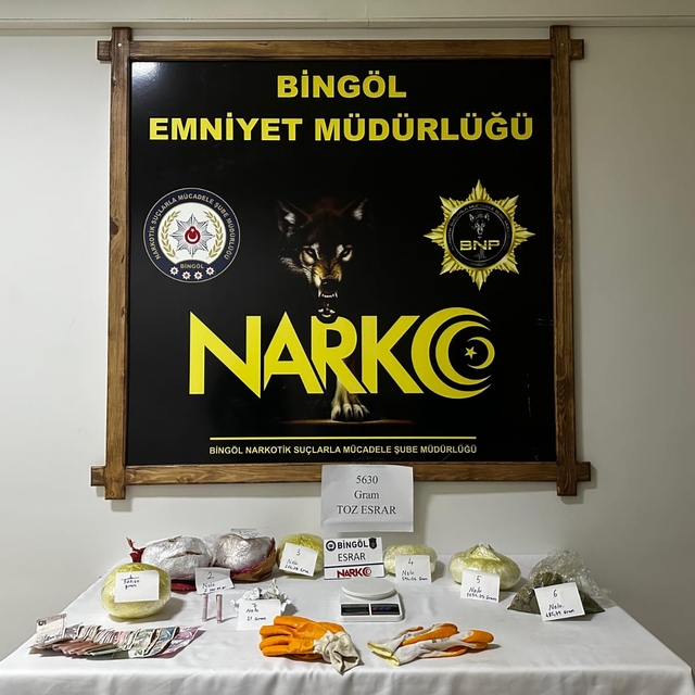 Bingöl'de uyuşturucu operasyonunda 2 zanlı tutuklandı