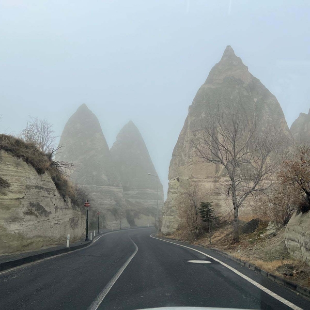 Kapadokya'da sis etkili oldu