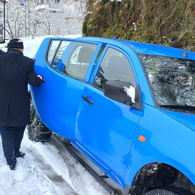 Giresun'da diyaliz hastası jandarma ekiplerince hastaneye ulaştırıldı