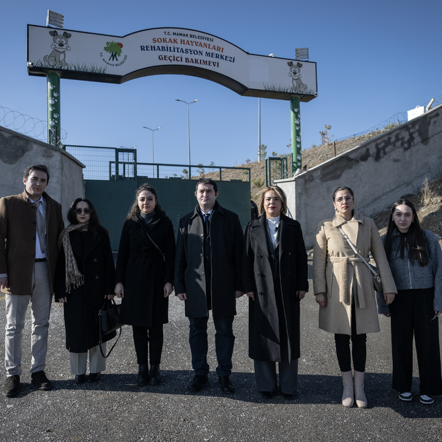 Ankara 2'Nolu Barodan Mamak'taki hayvan barınağına ziyaret