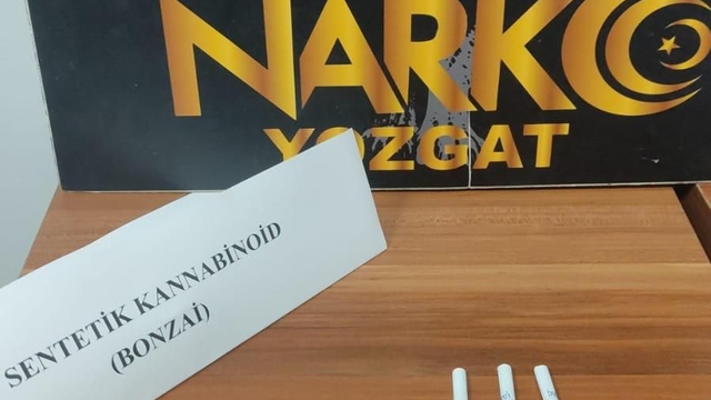 Yozgat'ta uyuşturucu operasyonunda 2 şüpheli yakalandı