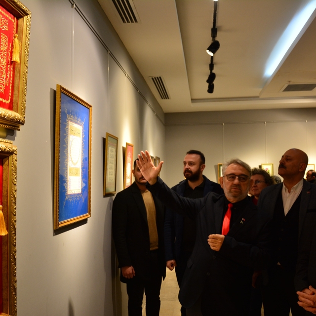 Tekirdağ'da "Geleneksel Türk İslam Sanatları Sergisi" açıldı