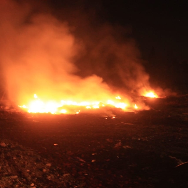 Çanakkale'de meyve bahçesindeki yangın büyümeden söndürüldü