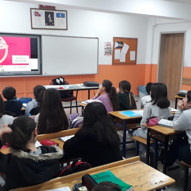 Turhal'da öğrencilere sağlıklı beslenme eğitimi verildi