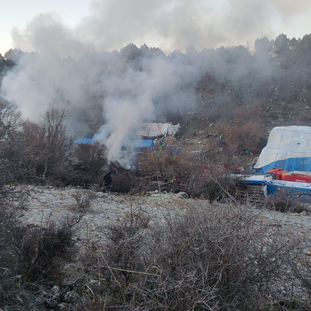 Konya'da evde çıkan yangında karı koca öldü