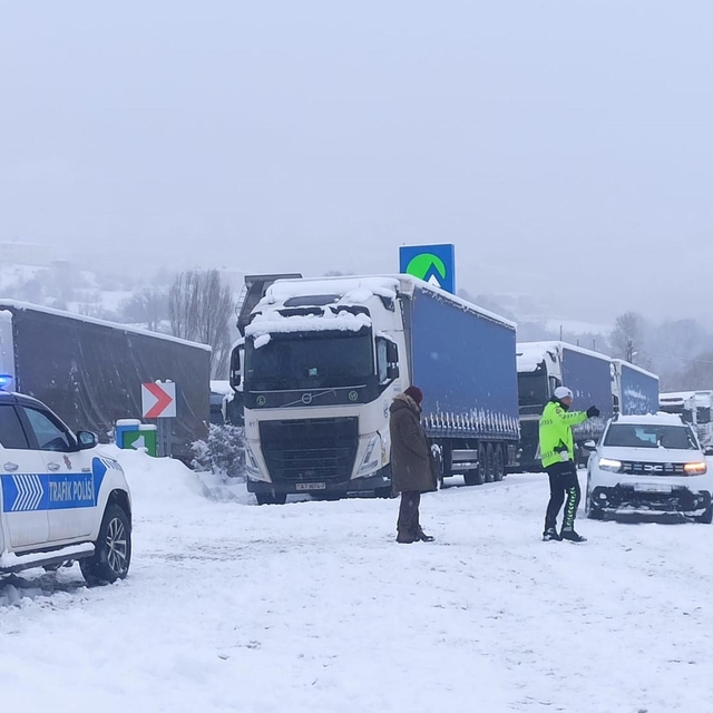Posof'ta yoğun kar yağışı: okullar tatil edildi, araçlar yolda kaldı