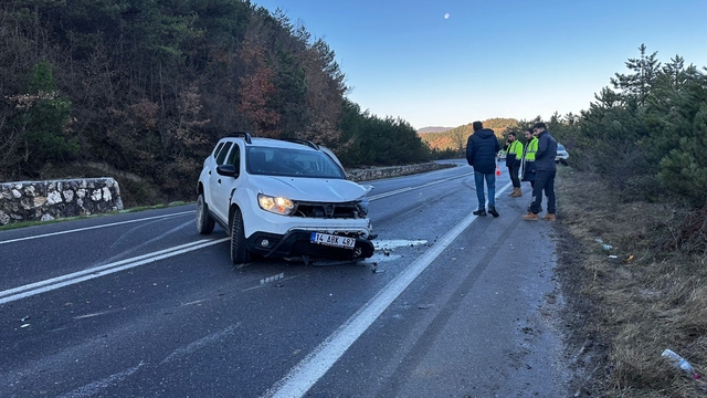 Sakarya'da otomobil ile cipin çarpıştığı kazada 2 kişi yaralandı