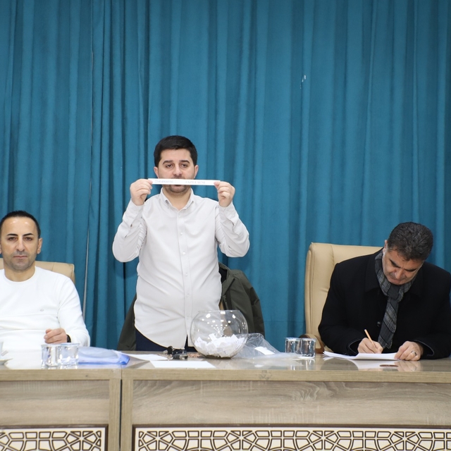 Hakkari'de TYP kura çekimi yapıldı