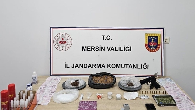 Mersin'de uyuşturucu operasyonunda 3 şüpheli yakalandı