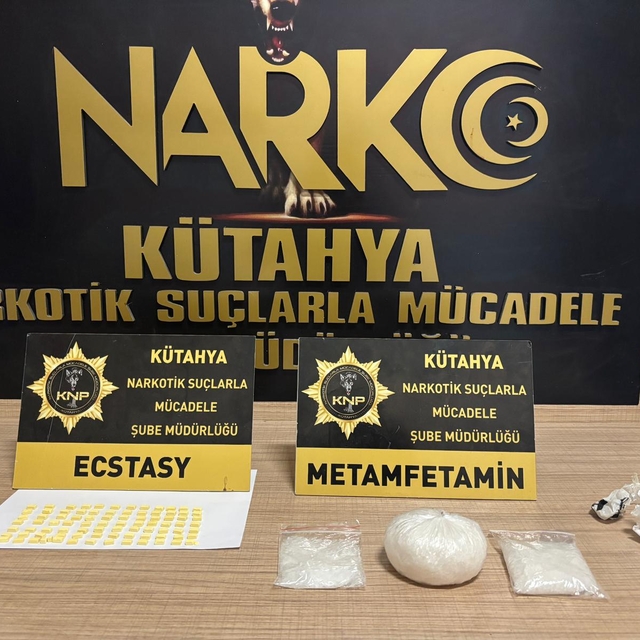 Kütahya'da yakalanan uyuşturucu şüphelisi tutuklandı