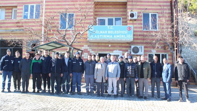 Gülnar Belediye Başkanı Fatih Önge ulaştırma personeliyle bir araya geldi