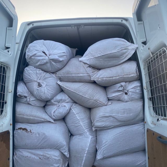 Kocaeli'de 1 ton 600 kilogram kaçak tütün ele geçirildi