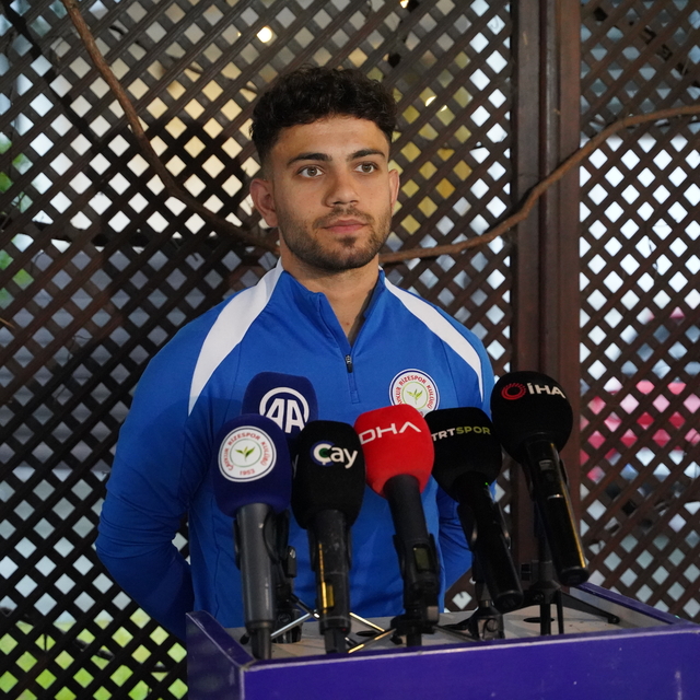 Çaykur Rizesporlu Mithat Pala: Kazanmak için mücadele edeceğiz