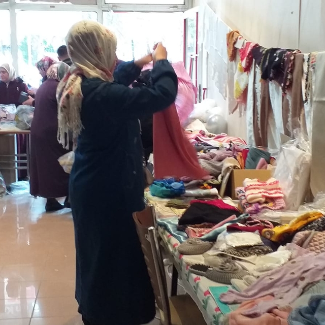 İskilip'te Filistinliler ve Kur'an kursları için iki kermes açıldı