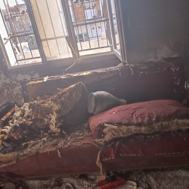 Gaziantep'te ev yangını