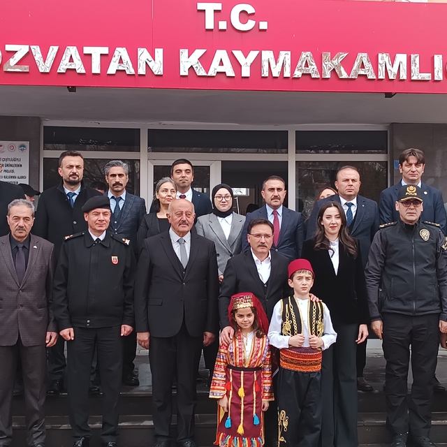 Kayseri Valisi Çiçek, Özvatan ilçesini ziyaret etti