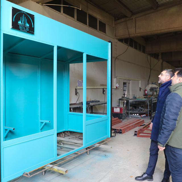 Bitlis Belediyesi, atölyesinde üretim yaparak tasarruf sağlıyor