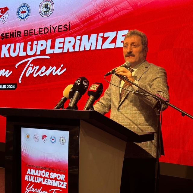 Samsun Büyükşehir Belediyesinden 282 amatör spor kulübüne 8 milyon liralık...