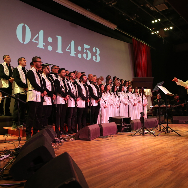 Antakya Medeniyetler Korosu, Hatay'da konser verdi
