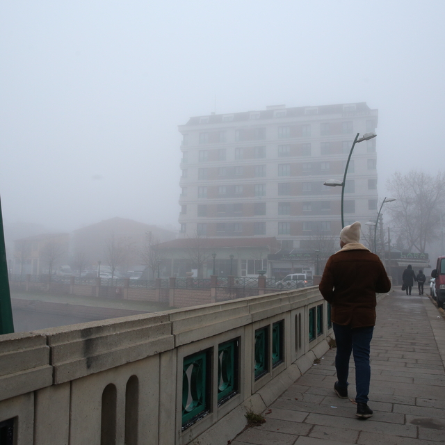 Eskişehir'de sis etkili oldu