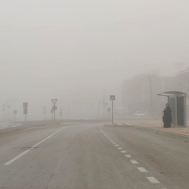 İnegöl'de yoğun sis etkili oldu