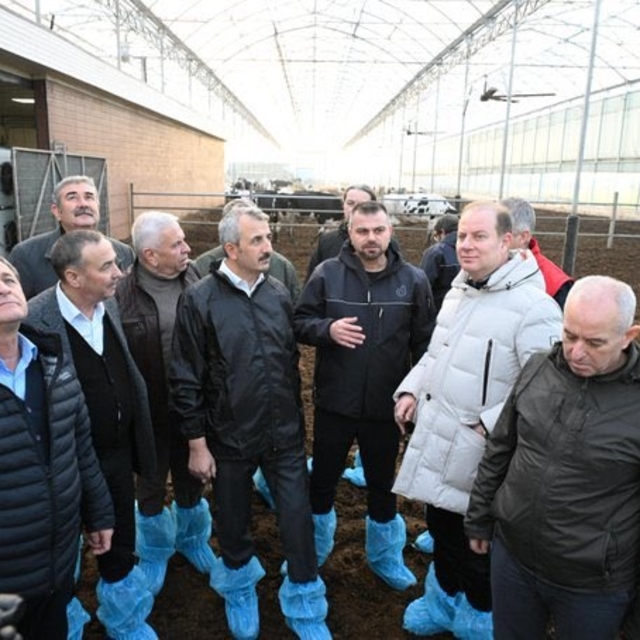 Edirne Valisi Sezer Kırklareli'ndeki büyükbaş hayvan işletmesini inceledi