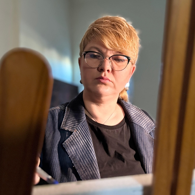 Türk ressam uluslararası çevrim içi sergide eserini dünyayla buluşturacak