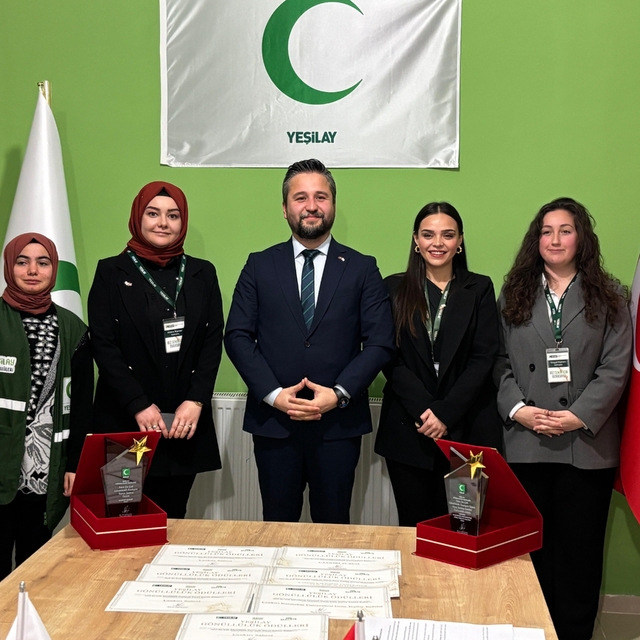 Çankırı Yeşilay Şubesi yılın en çok gönüllülük faaliyeti yapan şubesi oldu