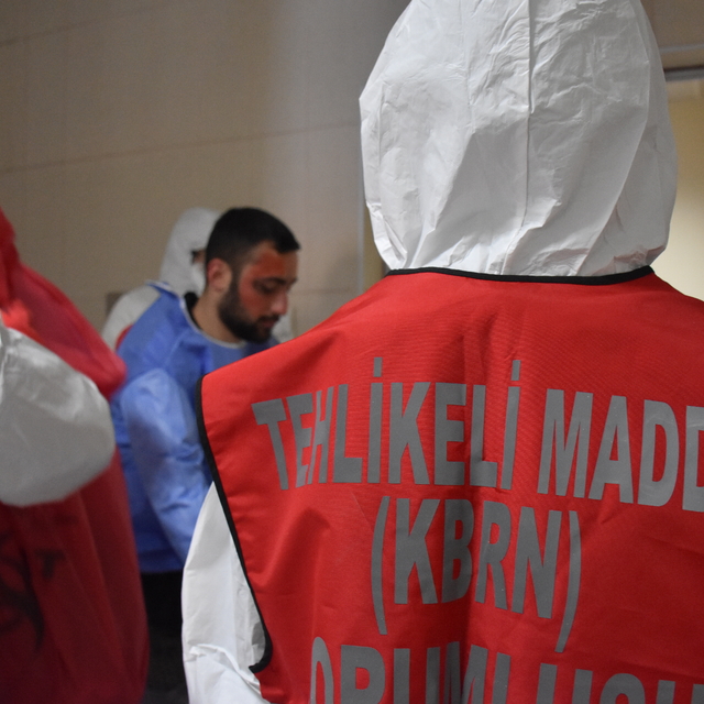 Gümüşhane'de KBRN tatbikatı yapıldı