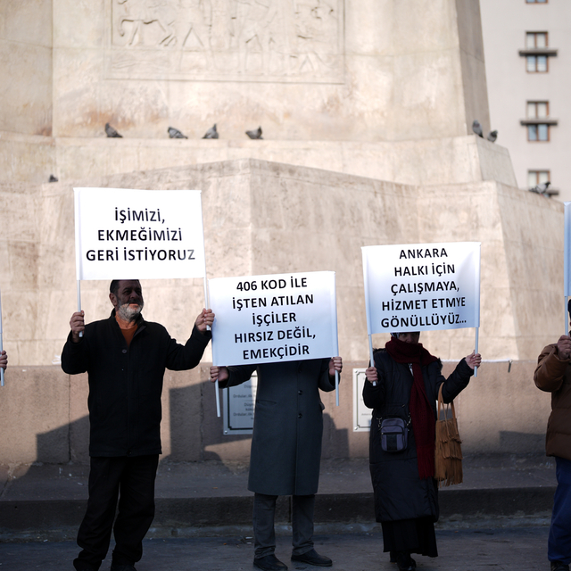 ABB iştiraki ANFA'da işten çıkarılanlar haklarını istedi