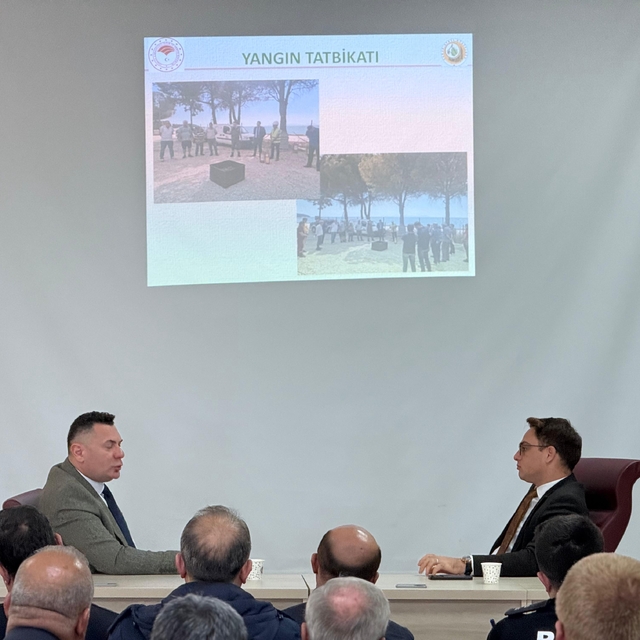 Eceabat'ta "Orman Yangınlarıyla Mücadele 2024 Yılı Değerlendirme Toplantısı...