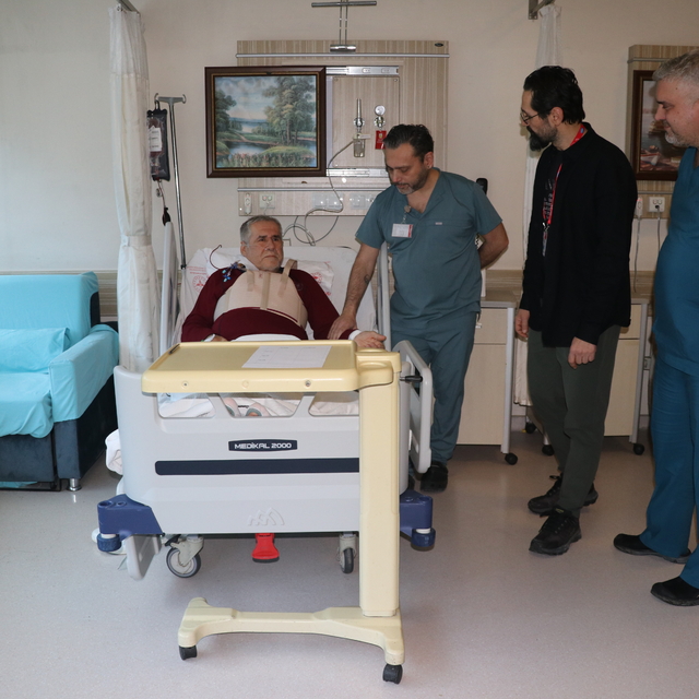 Karabük'te doğum gününde baypas ameliyatı olan 64 yaşındaki hasta sağlığına...