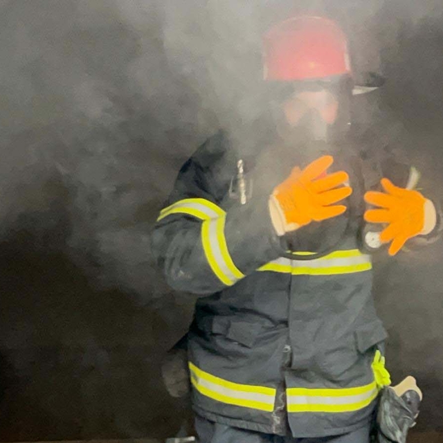 Nevşehir'de depremzedenin perde dükkanında yangın