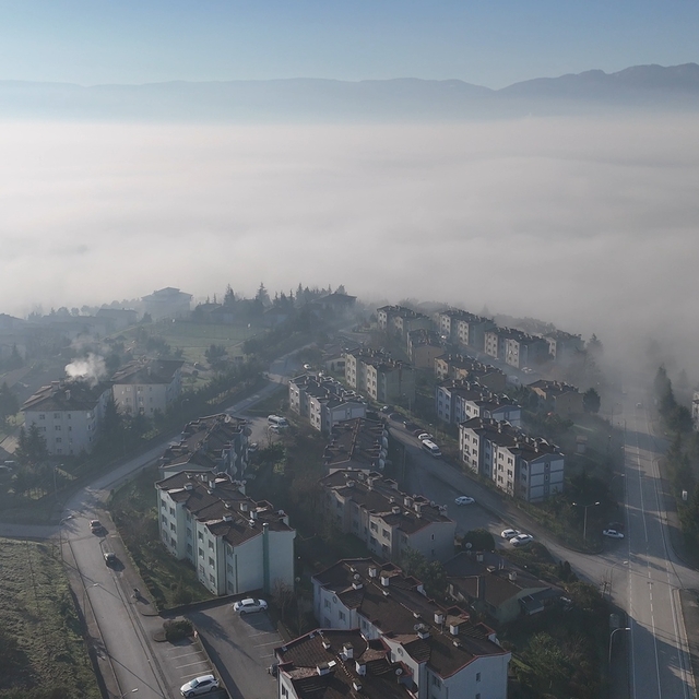 Düzce'de sis etkili oldu