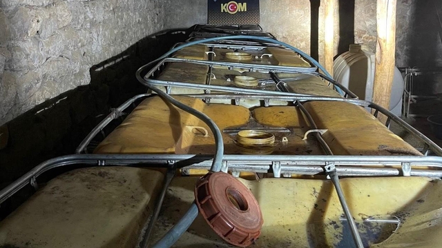 Ağrı'da 8 ton 510 litre kaçak motorin ele geçirildi