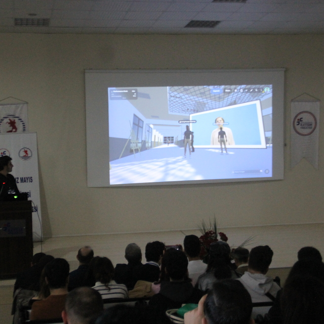 OMÜ İletişim Fakültesinde "Yapay Zeka ve Gelecekte Eğitim" dijital sergisi...