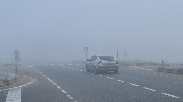 Kastamonu'da sis ulaşımı olumsuz etkiliyor