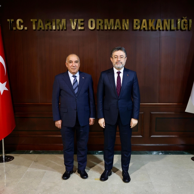 Şeker-İş Sendikası Genel Başkanı Gök'ten Bakan Yumaklı'ya ziyaret