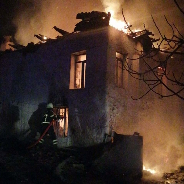 Muğla'da evde çıkan yangında çift öldü