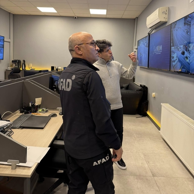 AFAD İl Müdürü Artun, Gelibolu Belediye Başkanı Soyuak'ı ziyaret etti