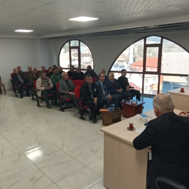 Hüyük'te yıl sonu değerlendirme toplantısı düzenlendi