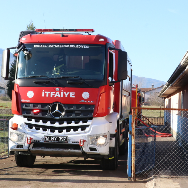 Kocaeli'de anaokulunun kazan dairesinde çıkan yangın söndürüldü