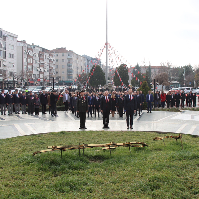 Atatürk'ün Kırklareli'ne gelişinin 94. yıl dönümü törenle kutlandı