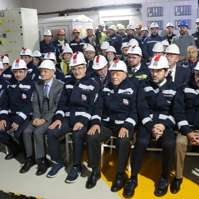 KARDEMİR'de "Kuvvet Santrali 3.3kV Ana Enerji Dağıtım Merkezi" açıldı