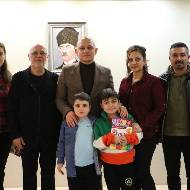 Duchenne Kas Hastalığı ile Mücadele Derneğinden Başkan Önal'a ziyaret