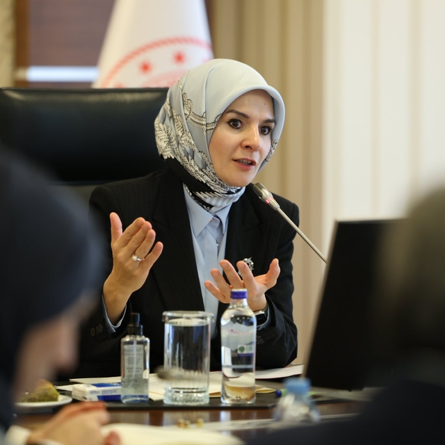 Bakan Göktaş, kadınlara yönelik çalışmalar yürüten STK temsilcileriyle görü...