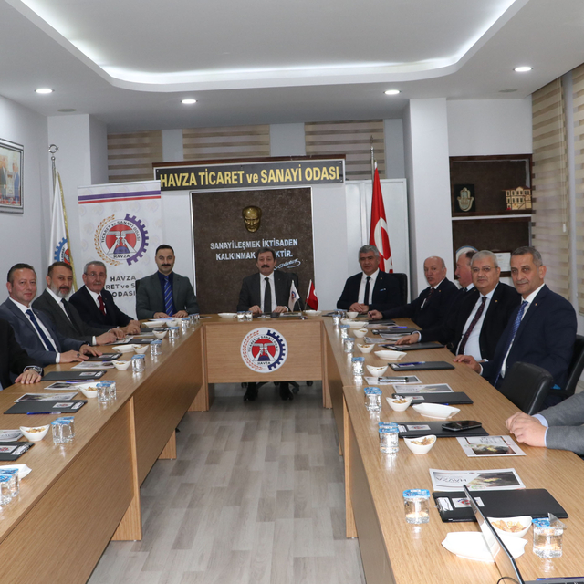Samsun Oda ve Borsalar Yönetim Kurulu Başkanları Müşterek Toplantısı Havza'...